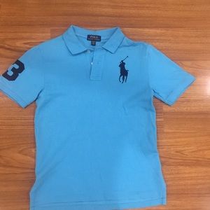Blue polo boys Ralph Lauren shirt